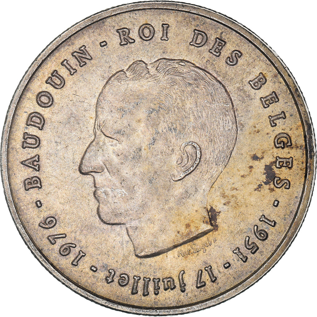 Coin, Belgium, 250 Francs, 250 Frank, 1976, Brussels, AU(50-53), Silver