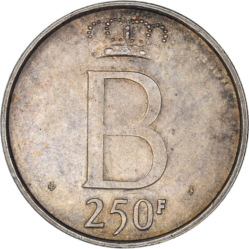 Coin, Belgium, 250 Francs, 250 Frank, 1976, Brussels, AU(50-53), Silver