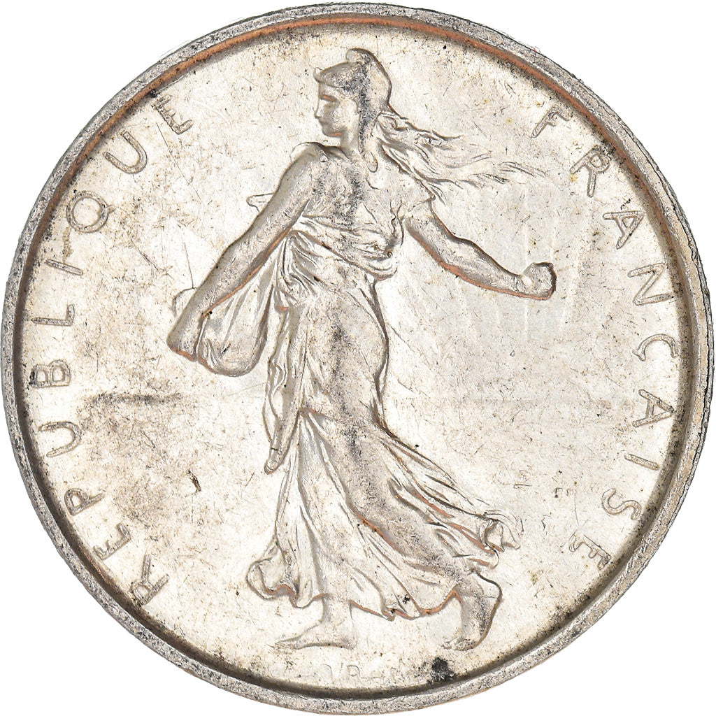 Coin, France, Semeuse, 5 Francs, 1967, Paris, AU(50-53), Silver, KM:926