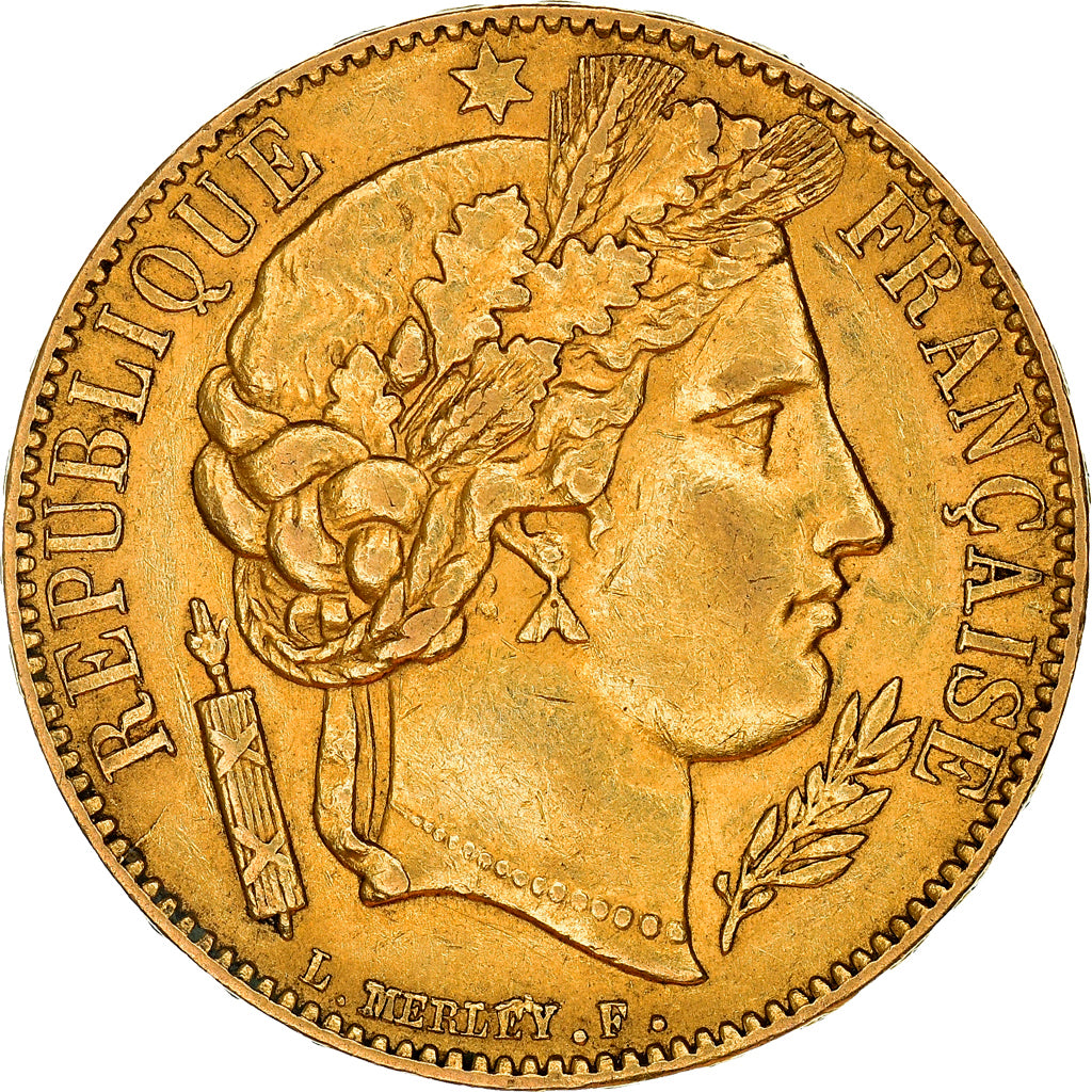 Coin, France, Cérès, 20 Francs, 1850, Paris, EF(40-45), Gold, KM:762