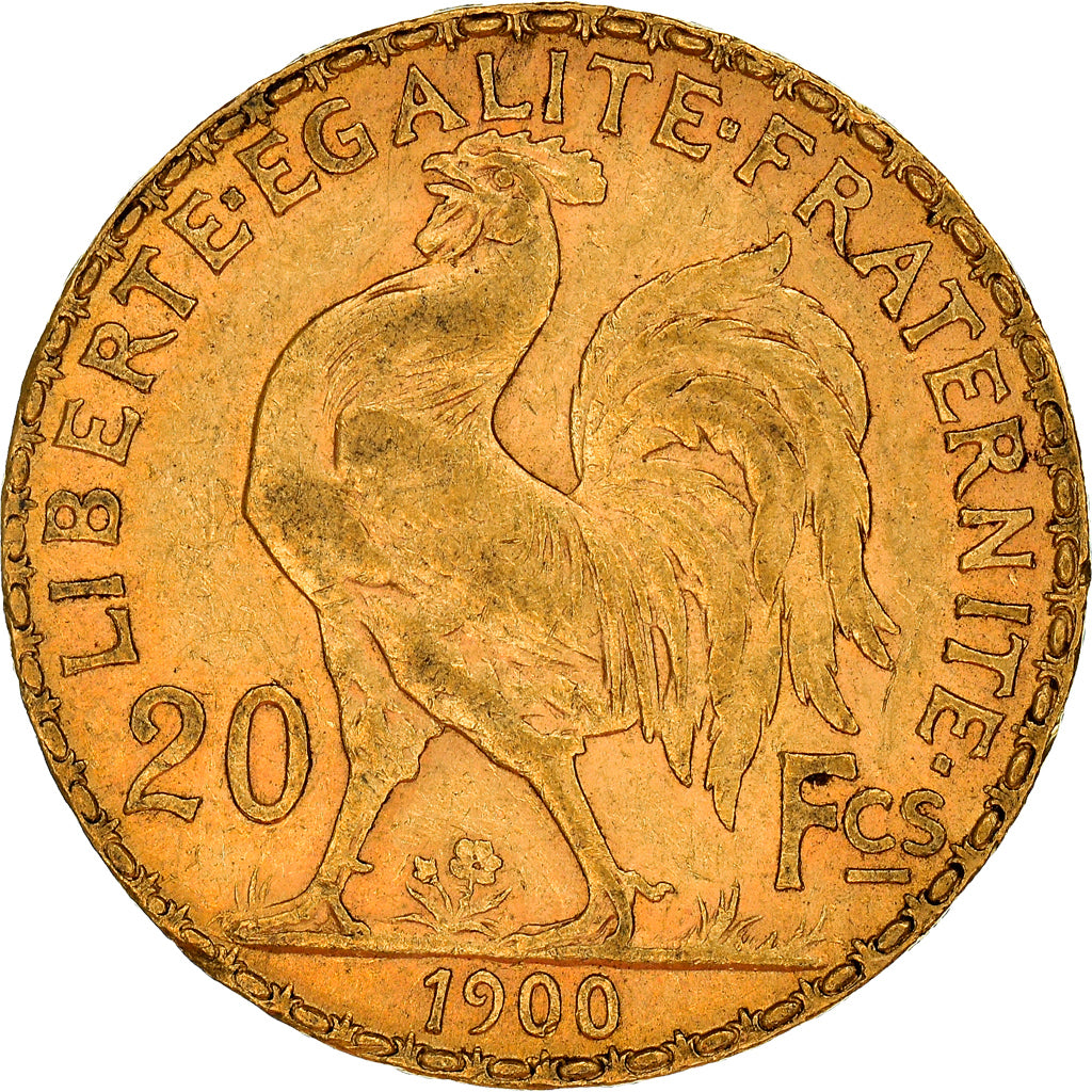 Coin, France, Marianne, 20 Francs, 1900, Paris, EF(40-45), Gold, KM:847
