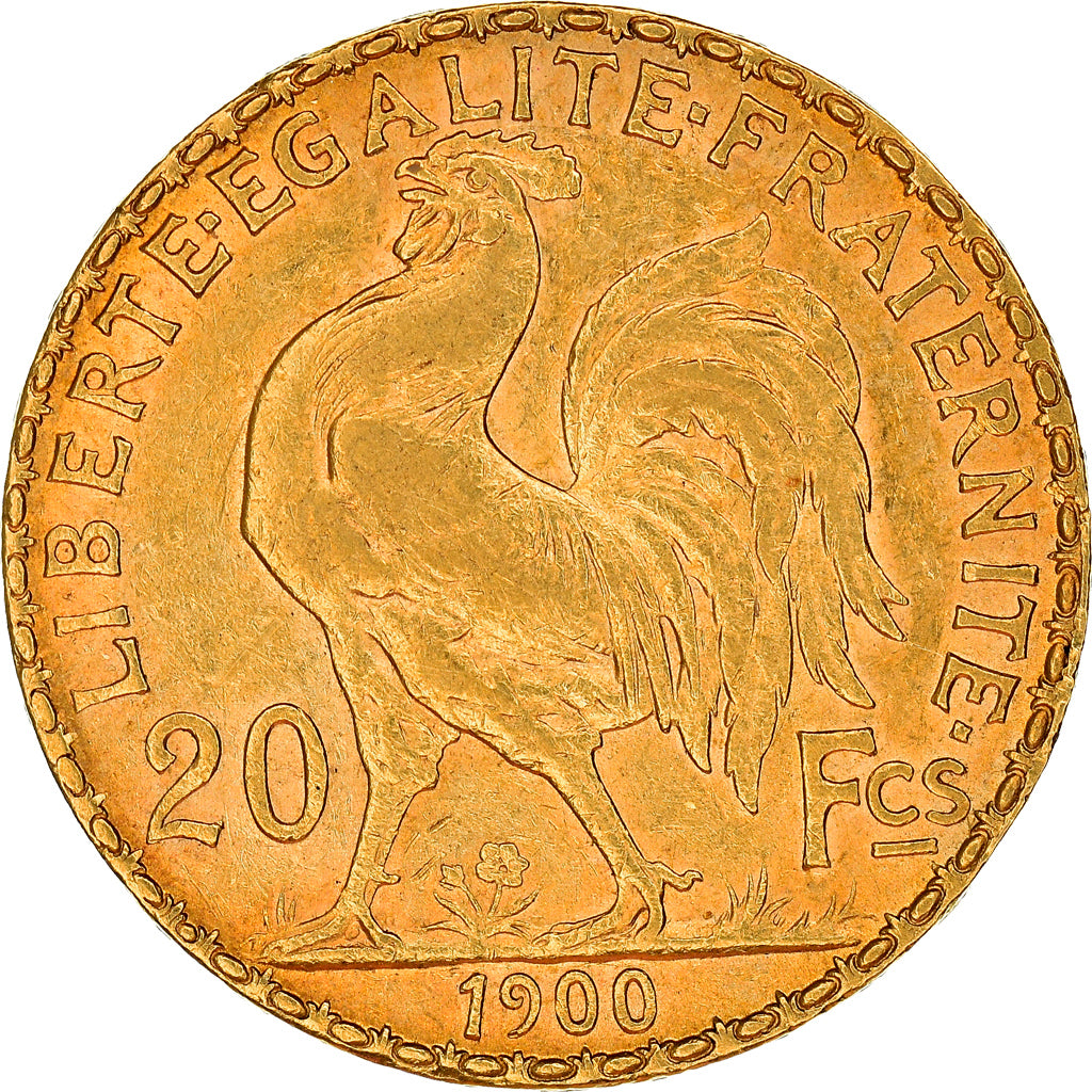 Coin, France, Marianne, 20 Francs, 1900, Paris, EF(40-45), Gold, KM:847
