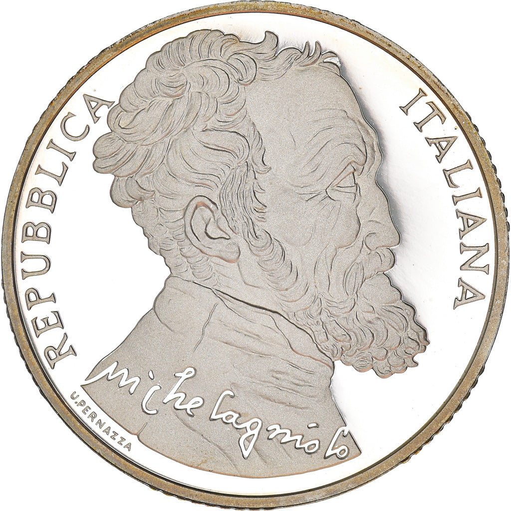 Italy, 10 Euro, Michelangelo Buonarroti, 2012, Rome, Proof, MS(65-70), Silver