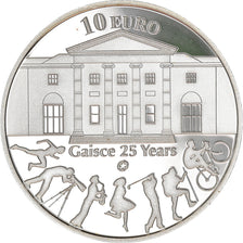 IRELAND REPUBLIC, 10 Euro, 25th Anniversary of Gaisce, 2010, Proof, FDC, Argent