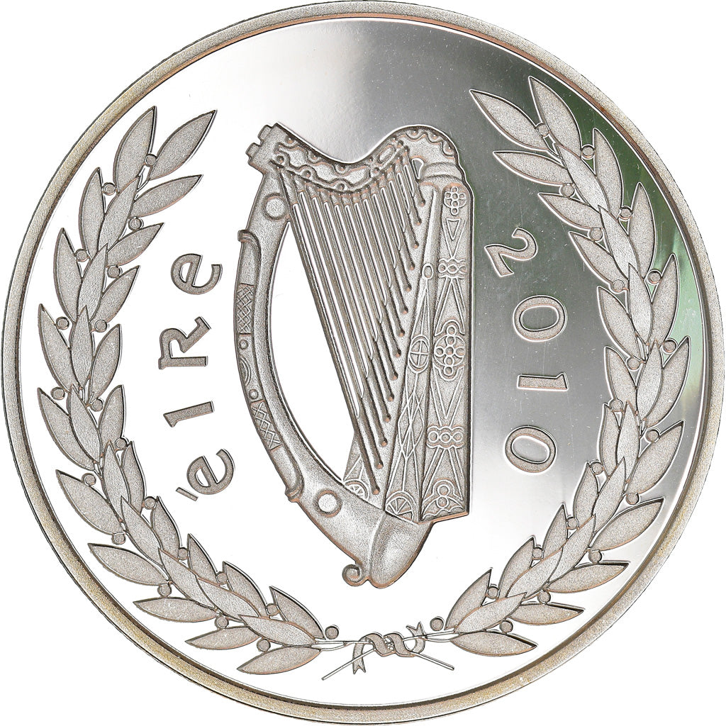 IRELAND REPUBLIC, 10 Euro, 25th Anniversary of Gaisce, 2010, Proof, FDC, Argent