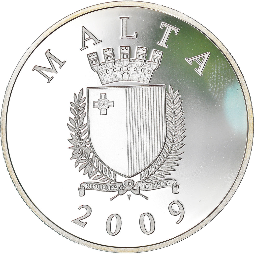 Malta, 10 Euro, La Castellania, 2009, Proof, MS(65-70), Silver, KM:133