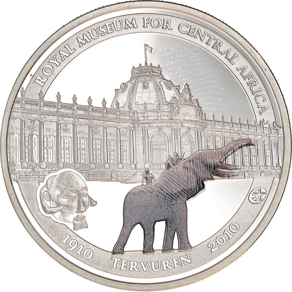 Belgique, 10 Euro, Musée Royal de l'Afrique Centrale, 2010, Colorisé, FDC