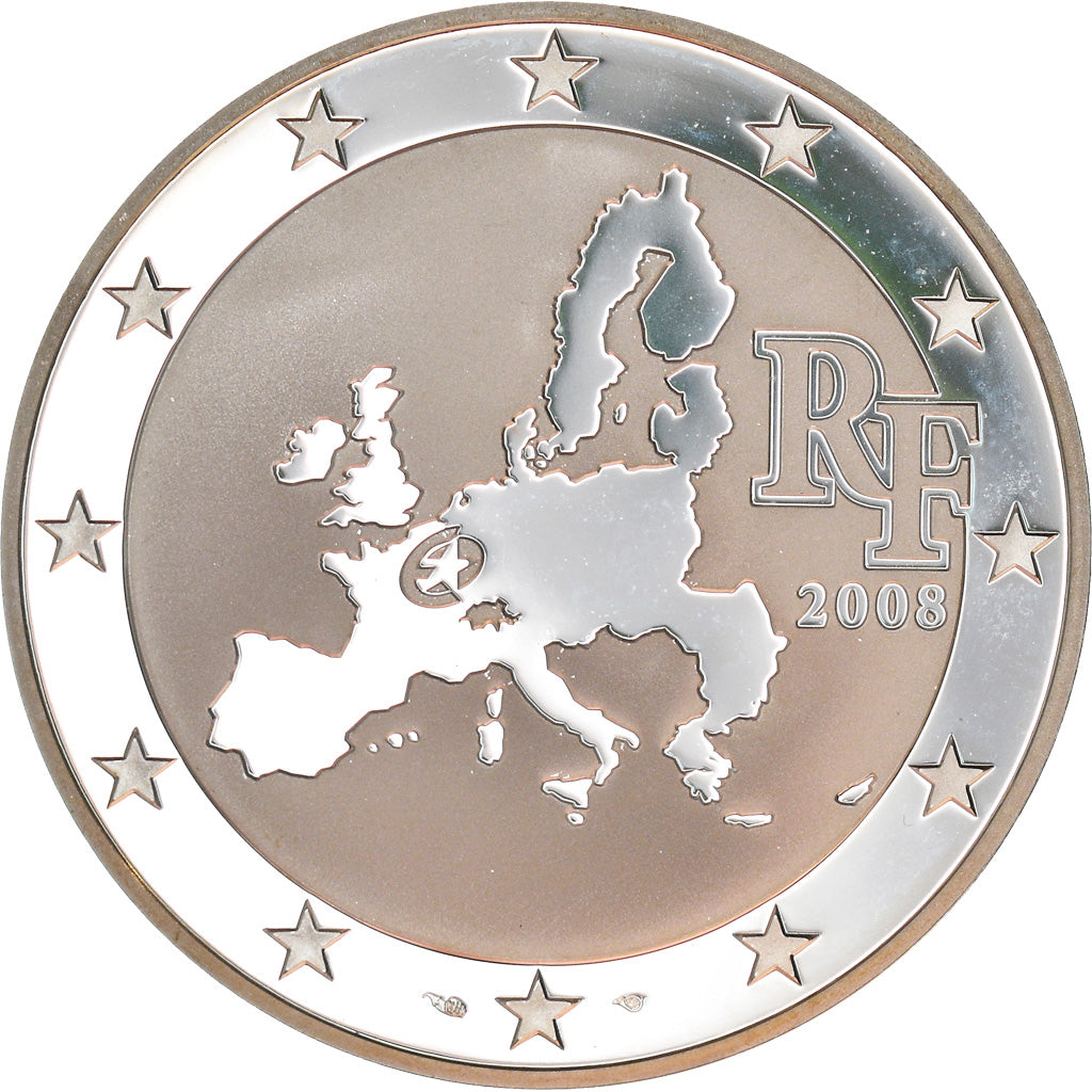 Frankrijk, 1-1/2 Euro, Le Parlement Européen, 2008, Proof, FDC, Zilver, KM:1532