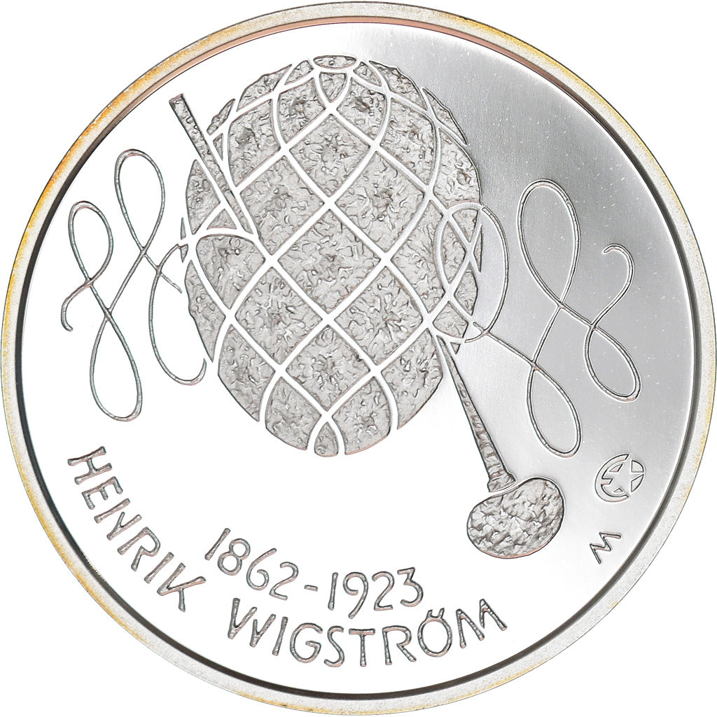 Finlandia, 10 Euro, Henrik Wigström, 2012, Vantaa, Proof, FDC, Plata, KM:179