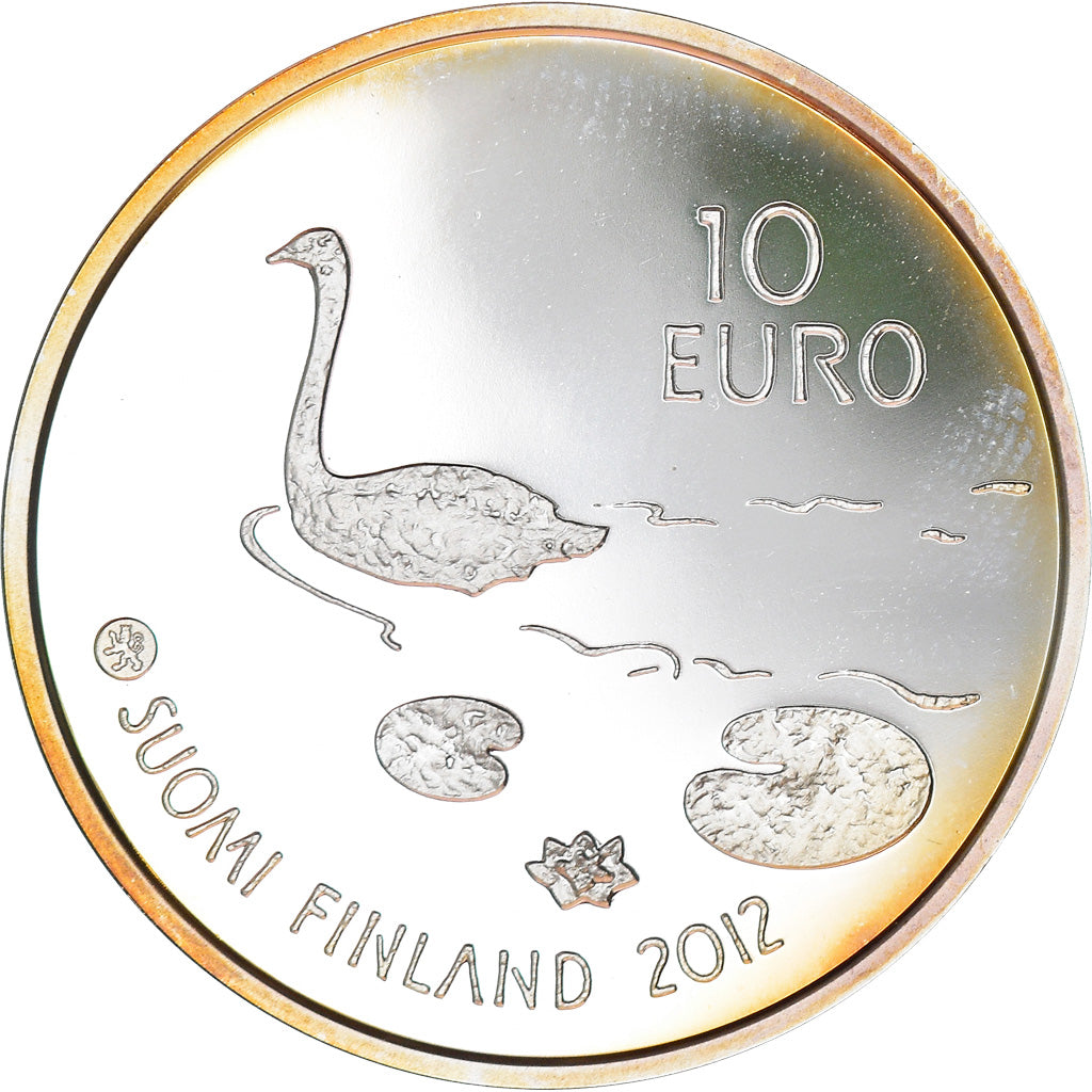 Finlandia, 10 Euro, Henrik Wigström, 2012, Vantaa, Proof, FDC, Plata, KM:179