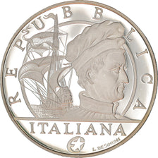 Italia, 10 Euro, Amerigo Vespucci, 2011, Rome, Proof, FDC, Argento, KM:339
