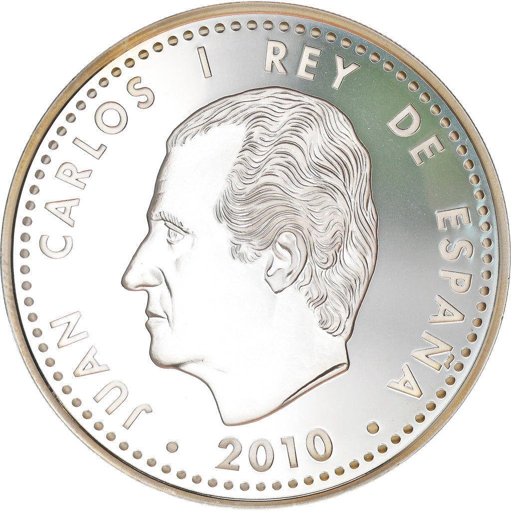 Espagne, 10 Euro, Gaudi's Sagrada Familia, 2010, Madrid, Proof, FDC, Argent