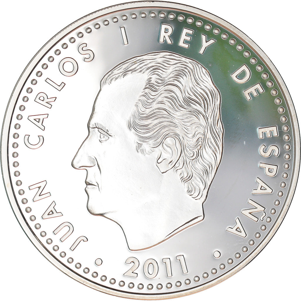Spain, 10 Euro, Francisco de Orellana, 2011, Madrid, Proof, MS(65-70), Silver