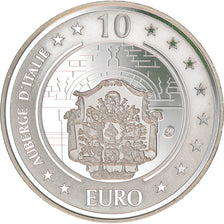 Malta, 10 Euro, Auberge D'Italie, 2010, Proof, MS(65-70), Prata, KM:140