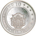 Malta, 10 Euro, Auberge D'Italie, 2010, Proof, MS(65-70), Silver, KM:140
