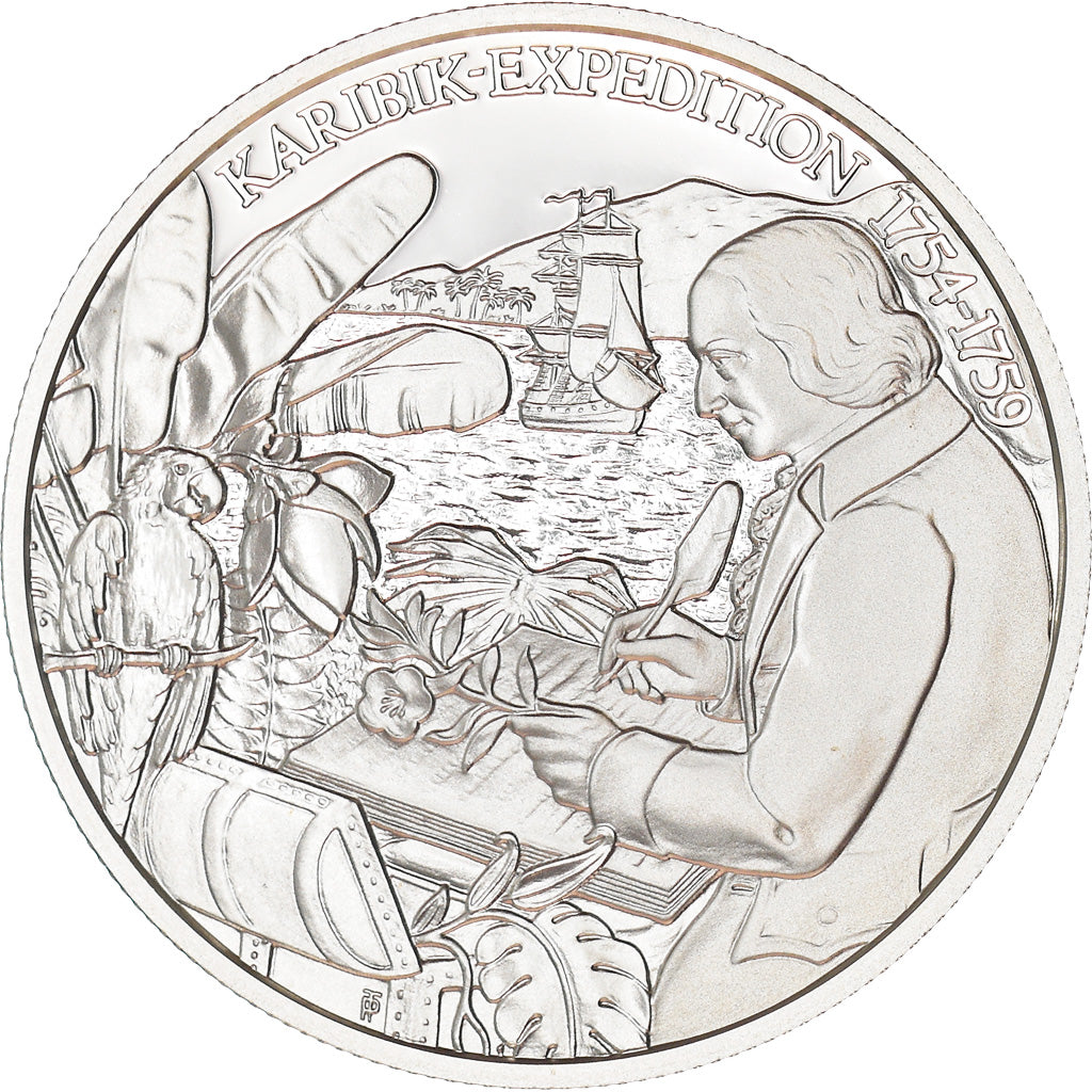 Austria, 20 Euro, Nikolaus Joseph von Jacquin, 2011, Vienna, Proof, MS(65-70)