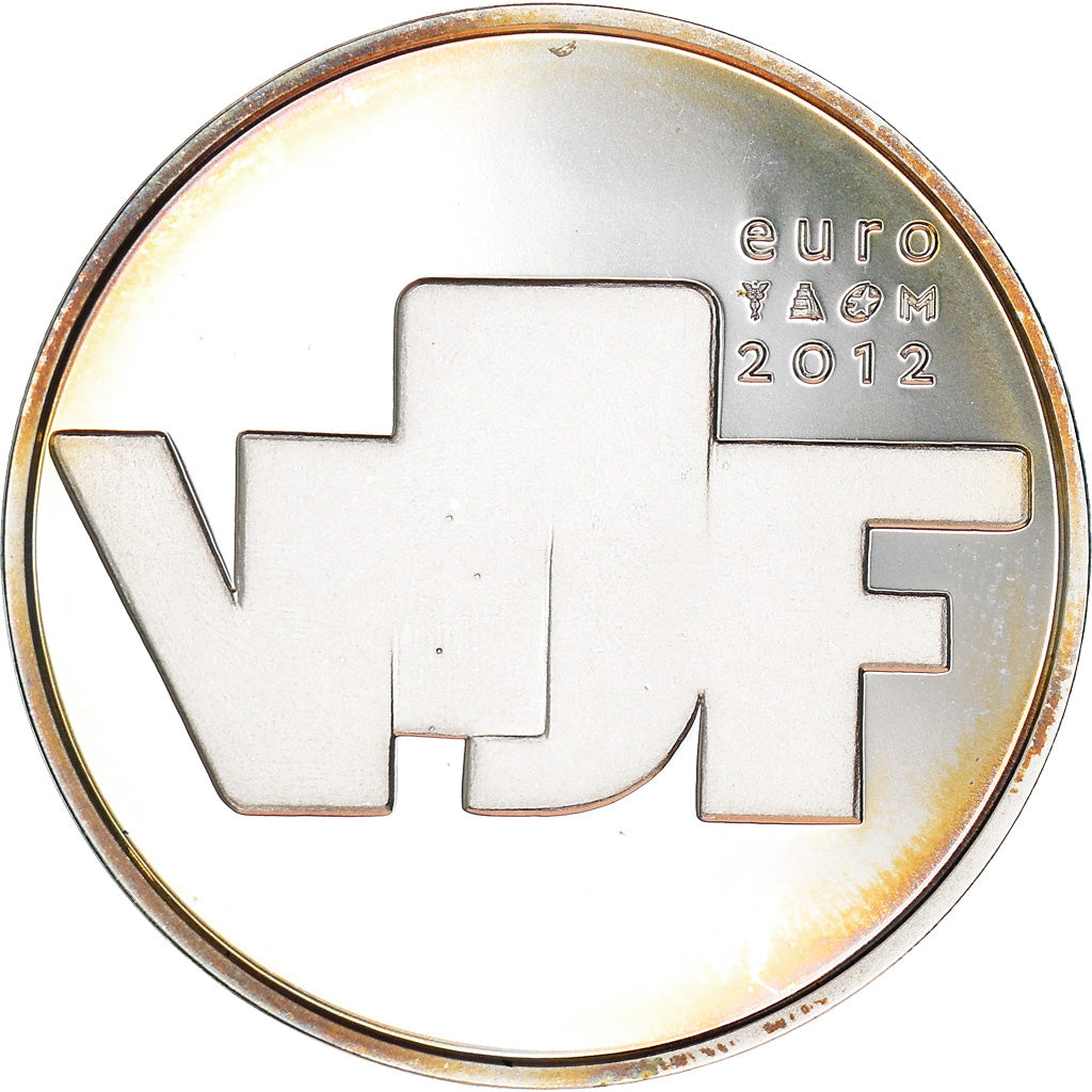 Países Bajos, 5 Euro, Beeldhouwkunst, 2012, Proof, FDC, Plata, KM:328