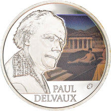 Belgium, 10 Euro, Paul Delvaux, 2012, Proof, MS(64), Silver