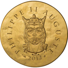 Vème République, 50 Euro Or Philippe II Auguste 2012, KM 1858