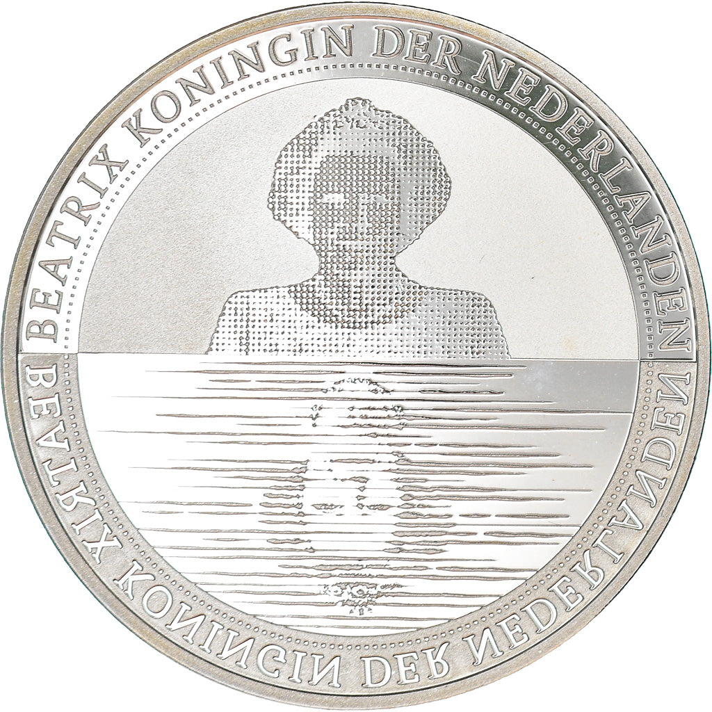 Países Baixos, 5 Euro, Waterland, 2010, Proof, MS(65-70), Prata, KM:296