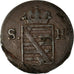 Coin, German States, SAXE-HILDBURGHAUSEN, Friedrich I, Heller, 1817, VF(30-35)