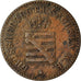 Münze, Deutsch Staaten, SAXE-WEIMAR-EISENACH, Karl Alexander, 2 Pfennig, 1865