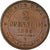 Coin, German States, SAXONY-ALBERTINE, Johann, 2 Pfennig, 1866, AU(55-58)