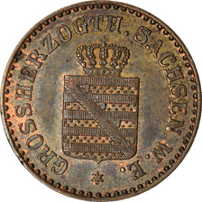 Coin, German States, SAXE-WEIMAR-EISENACH, Karl Alexander, Pfennig, 1858