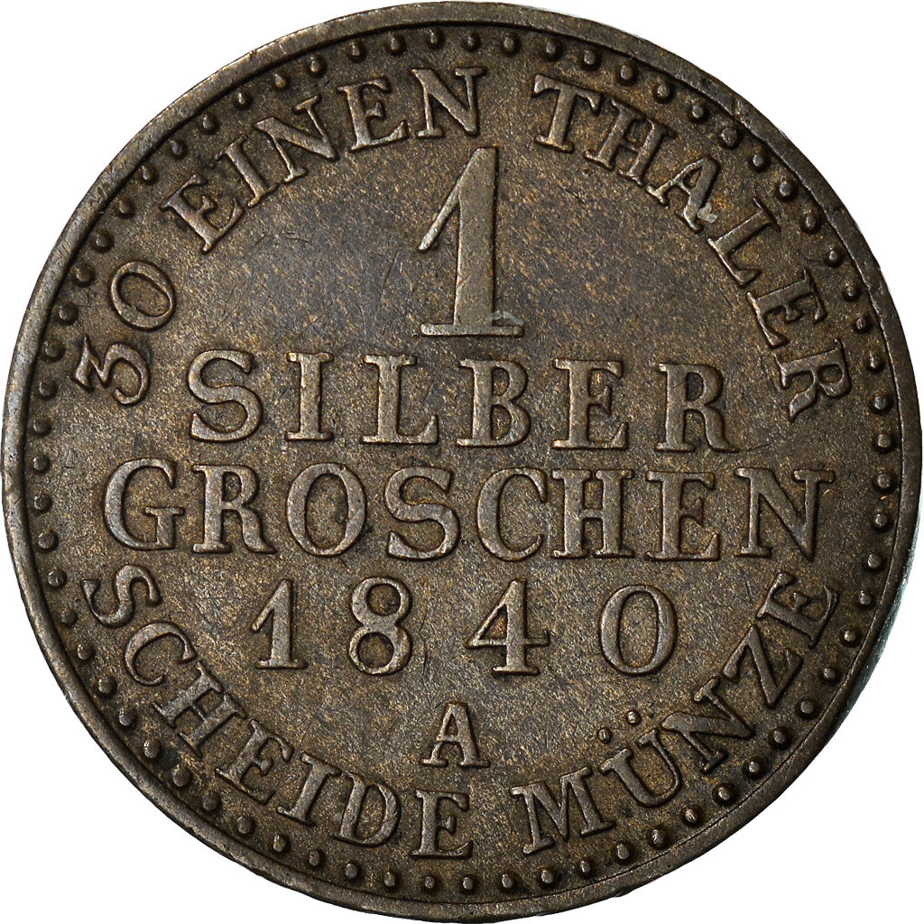Coin, German States, SAXE-WEIMAR-EISENACH, Karl Friedrich, Groschen, 1840