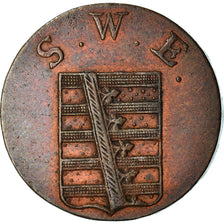 Coin, German States, SAXE-WEIMAR-EISENACH, Karl August, 1-1/2 Pfennig, 1824