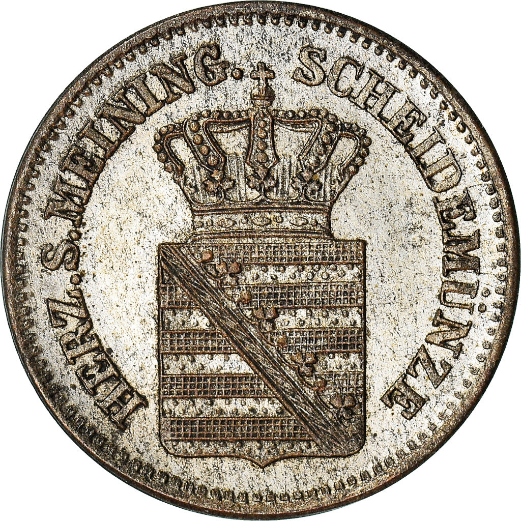 Moneta, Stati tedeschi, SAXE-MEININGEN, Bernhard II, Kreuzer, 1864, BB+