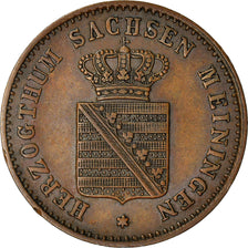 Coin, German States, SAXE-MEININGEN, Bernhard II, 2 Pfennig, 1863, EF(40-45)