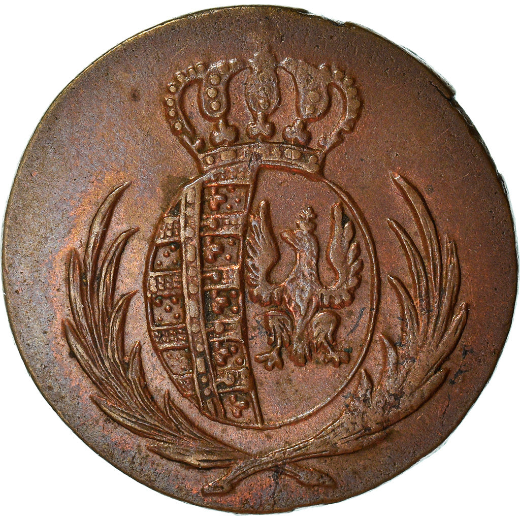 Moneda, Polonia, Friedrich August I, Grosz, 1812, Rare in this quality, EBC+