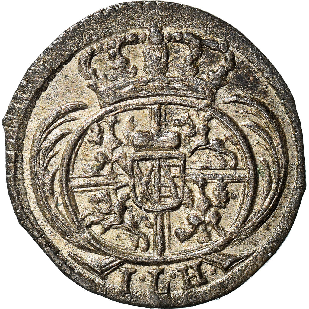Coin, German States, SAXONY-ALBERTINE, Friedrich August I, Pfennig, 1713