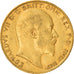 Munten, Groot Bretagne, Edward VII, 1/2 Sovereign, 1902, ZF, Goud, KM:804