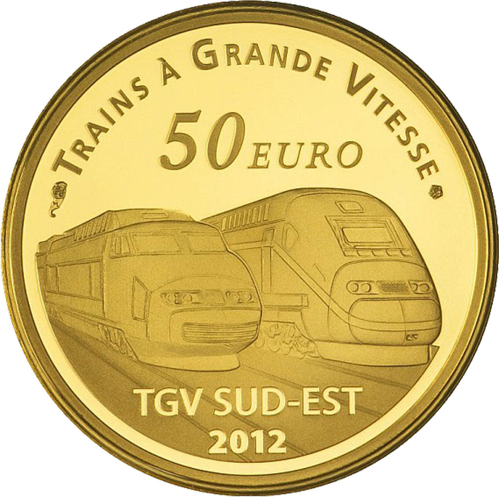 FRANCE, 50 Euro, 2012, Paris, KM #1914, MS(65-70), Gold, 22, 8.45