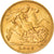 Munten, Groot Bretagne, Edward VII, 1/2 Sovereign, 1909, ZF+, Goud, KM:804