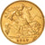 Moneta, Gran Bretagna, Edward VII, 1/2 Sovereign, 1910, BB+, Oro, KM:804