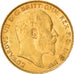 Coin, Great Britain, Edward VII, 1/2 Sovereign, 1910, AU(55-58), Gold, KM:804