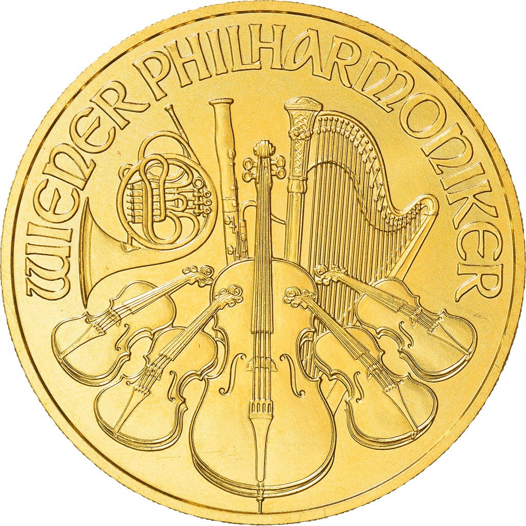 Austria, Philharmonic Orchestra, 100 Euro, 2019, 1 Oz, MS(64), Gold, KM:3095
