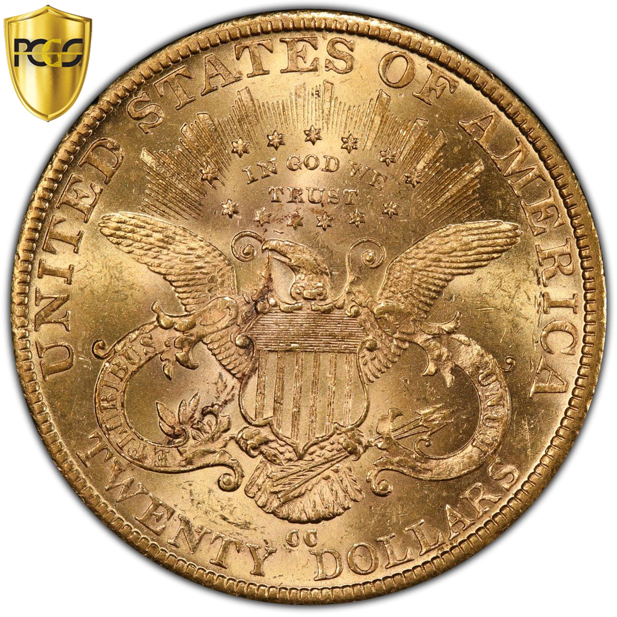 Moneta, Stati Uniti, Liberty Head, $20, Double Eagle, 1889, Carson City, Rare