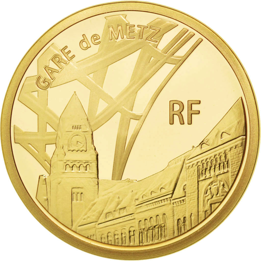 FRANCE, 50 Euro, 2011, Paris, KM #1817, MS(65-70), Gold, 22, 8.45