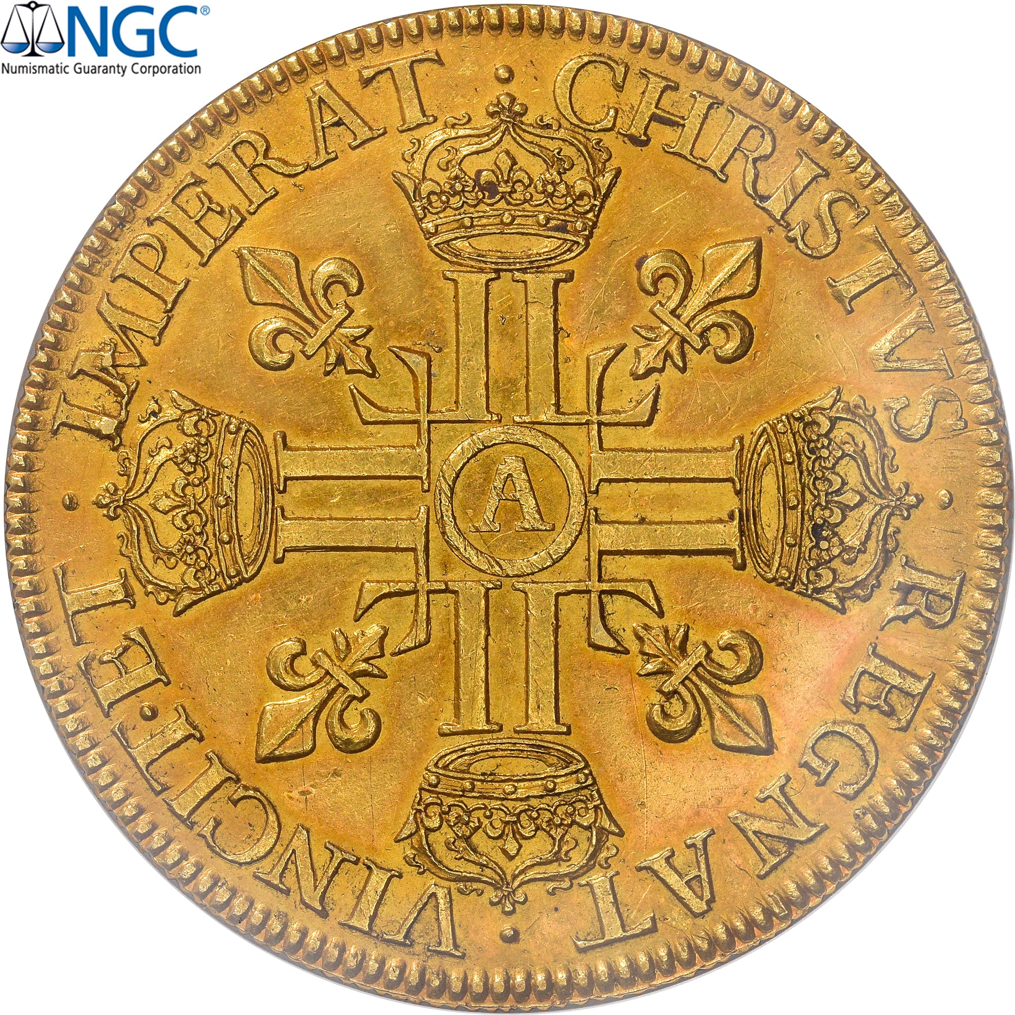Moneta, Francia, Louis XIII, 80 Livres dit 8 Louis d'or, 1640, Paris, Pedigree
