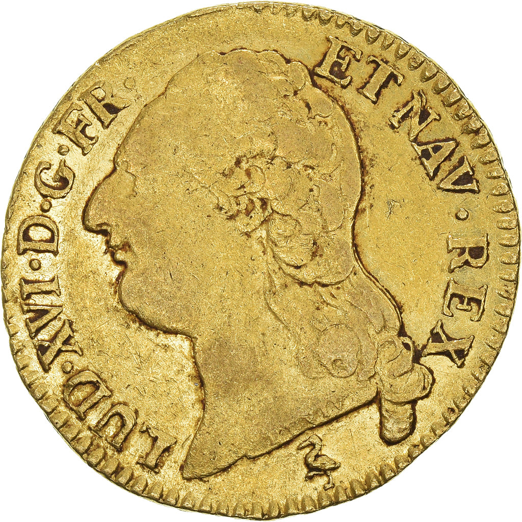 Coin, France, Louis XVI, Louis d'or à la tête nue, 1786, Paris, VF(30-35)