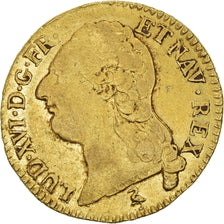 Coin, France, Louis XVI, Louis d'or à la tête nue, 1786, Paris, VF(30-35)