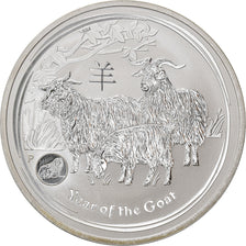 Moneta, Australia, Elizabeth II, Year of the Goat, 1 Dollar, 2015, Perth, 1 Oz