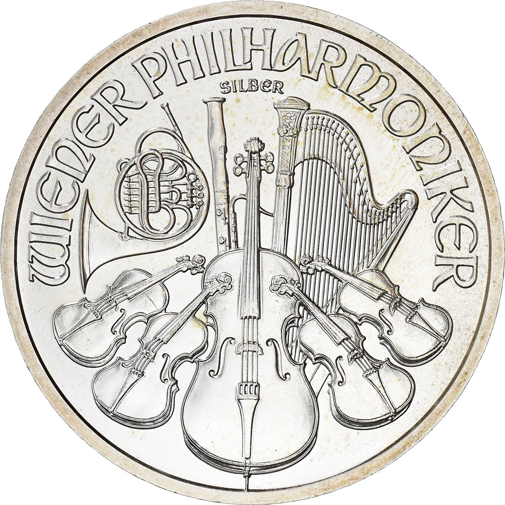 Austria, Philharmonic Orchestra, 1-1/2 Euro, 2012, 1 Oz, MS(65-70), Silver