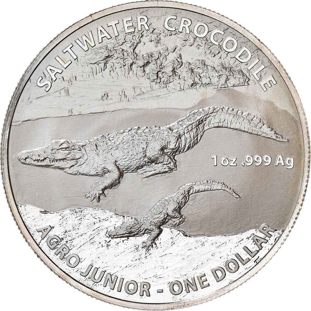 Coin, Australia, Elizabeth II, Saltwater Crocodile, 1 Dollar, 2015, 1 Oz