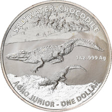 Coin, Australia, Elizabeth II, Saltwater Crocodile, 1 Dollar, 2015, 1 Oz