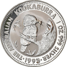 Coin, Australia, Elizabeth II, Australian Kookaburra, 1 Dollar, 1993, 1 Oz